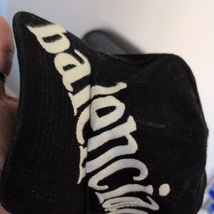 Balenciaga Monochrome Logo Cap